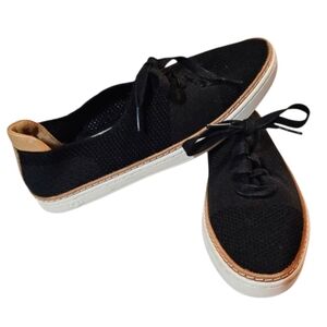 NEW Ugg Pinkett Deckers Trainer Shoes Sneakers Women's Size 7.5 Black & Tan Uggs